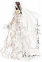 【笔尖时尚】时尚手绘 手绘插画 素材 时装 手绘婚纱@YongQu