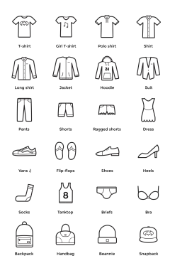 衣物图标-PNG