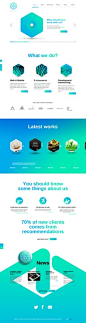 4dmind Website by Elastika , via Behance