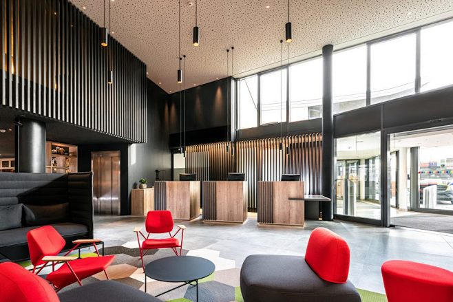 Radisson酒店大堂及餐厅设计，苏黎...