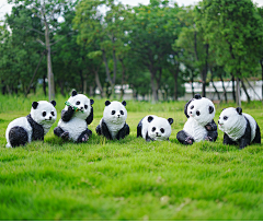 七段数景观雕塑摆件采集到熊猫雕塑摆件