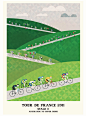 2011环法自行车赛插画海报设计欣赏_海报设计_梦想设计