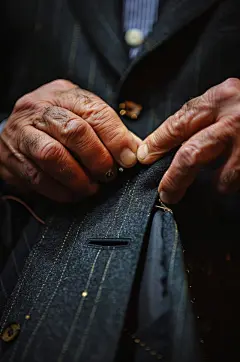 AI数字艺术西装定制西服店摄影图-众图网