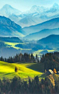 Switzerland landscape by Robin Halioua