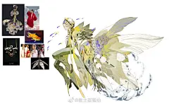 啊，我累了我不想画那么多了，就随便想了一个题材就开画了，这个主要是设计原材料来自越剧《追鱼》，故事发生在北宋，但是又是戏曲元素【这里用的戏曲元素主要是昆曲，每个戏种门道挺多的，我比较喜欢在京剧昆曲粤剧这几个地方来回蹦跶所以素材选择的是这个哈】外面的褙子就拿长干寺的褙子+大金鱼尾巴 ​​​​...展开全文c