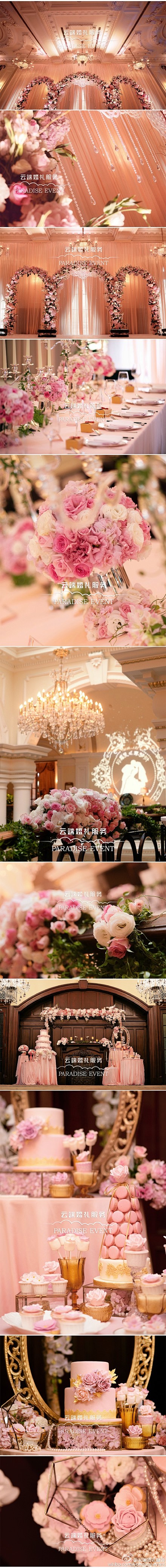 #金粉佳人#@上海外滩华尔道夫酒店 粉色...