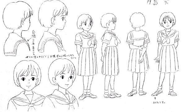 侧耳倾听原画设定  (6)