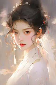 古风女生头像插画 - 小红书