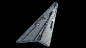 Secutor-class Star Destroyer 20，Ansel Hsiao 为星战系列创作的飞船作品