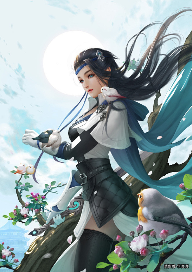 玩楚留香手游美滋滋画了杀伐果断的暗香兰花后就非常想尝试不同气质的