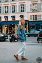 Haute Couture Fall 2021 Street Style: Alexandra Golovanoff - STYLE DU MONDE | Street Style Street Fashion Photos Alexandra Golovanoff
