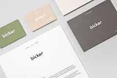 bicker 室内设计工作室 名片-古田路9号-品牌创意/版权保护平台