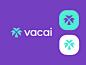 Vacai - ai 标志 ai 人工智能 海滩品牌 数据 假期 假日标志 标志设计师 棕榈规划 道路 软件 技术 技术 旅行 树旅行 v 标志 vacai