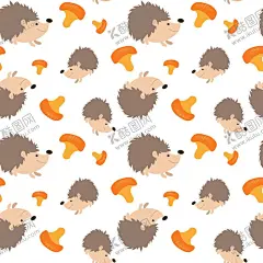 刺猬图案 【酷图网】无缝,印花,循环,连续,图案,数码,布料,服装,童装,刺猬,刺猬插画,卡通刺猬,母婴用品,服饰,小刺猬,素材,元素,插画,插图,矢量,图片,刺猬图案,可爱,海报素材,背景,动物,手绘,Q版,刺猬元素,刺猬素材,底纹,平铺,睡衣,窗帘,涂鸦,时尚,简约,壁纸,墙纸,童装图案,秋天,ai,萌,蘑菇,白色
