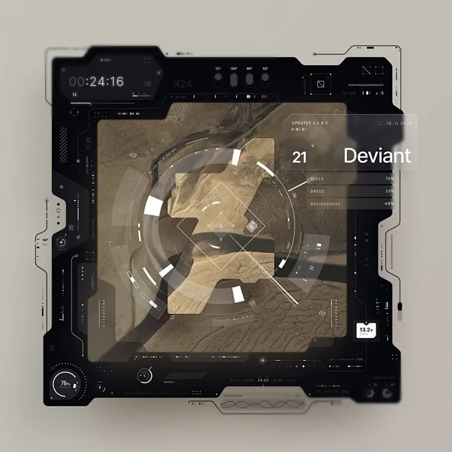 UI - Dark. Send Planet. DeviantArt.-花瓣网