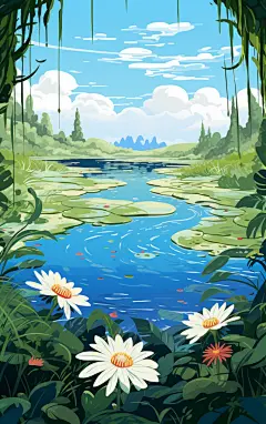 花朵植物医生AI图手机壁纸素材图