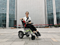 爱尔威airwheel h3s-h3t电动折叠轮椅uu