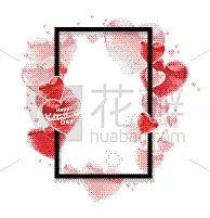 绘画插图,情人节,幸福,闪亮的,气球,矢量,文字,粉色,飞,布置