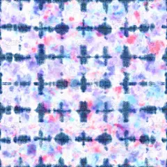 扎染shibori无缝图案。水彩画抽象结构。