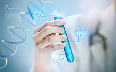 未来医学科技DNA概念海报PSD下载