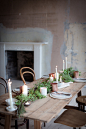 INGREDIENTS LDN bare walls and dining table