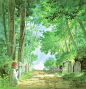 宫崎骏动漫里的唯美夏天，原来都是他画的 - 视觉志