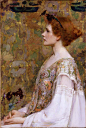 Albert Herter - Woman with Red Hair | Flickr - Photo Sharing!