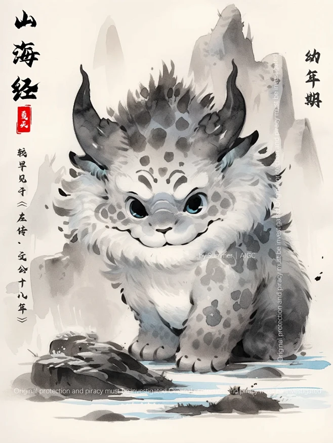 国风美学 ️妄想山海异兽录 ️梼杌-花瓣网
