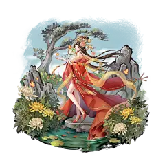 贵妃游园•杨玉环