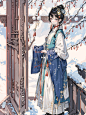 Vol.29 I 腊梅，初雪与汉服少女 part 1