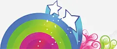彩色潮流花纹 免抠png 设计图片 免费下载 页面网页 平面电商 创意素材