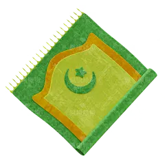 朝圣 迪拜 沙特伊斯兰教 教派 祈祷 朝拜 教义 宗教 阿拉伯 新疆  占位符 图标 3D图标卡通 插画 手绘 png 免抠 素材Prayer Rug Carpet3