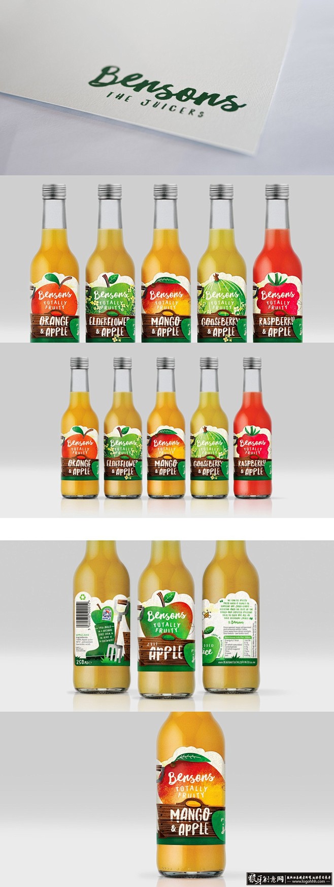 包装设计灵感 果汁LOGO设计 创意果汁...