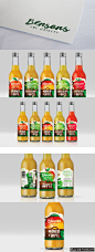 包装设计灵感 果汁LOGO设计 创意果汁品牌设计 果汁包装设计 果汁标签 橙子 青苹果 芒果 树莓 西瓜  #网页# #经典# #素材# #Logo# #色彩# #字体#