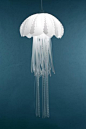 创意工坊：水母吊灯，让家变成海洋天堂。