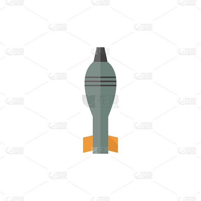 扁平图标-迫击炮武器