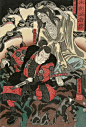 歌川国芳（うたがわ くによし，英译Utagawa Kuniyoshi，1798年－1861年）号一勇斎、朝桜楼，日本江户时代人，是浮世绘歌川派晚期的大师之一。