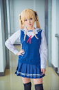 【Cosplay欣赏】路人女主的养成方法，傲娇金发双马尾英梨梨！ COSPLAY 第3张