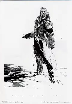 合金装备 精美原画集 动漫人物 游戏原画 原画角色 角色设计 现代战争