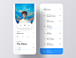 Minimal Music Player iOS App Concept ios music ios app design luova studio ui kit playlist music song app design music player app ui