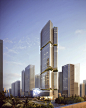 Aedas’ Gmond International Building Tower in Shenzhen, China : Aedas Gmond International Building is a 200-meter super high-rise in Shenzhen, will house the headquarters for Tellus-Gmond, and a jewelry trading center.