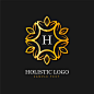 花朵花瓣，logo标志矢量图素材