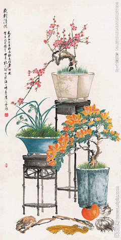 好运连连连连----采集到国画-写意
