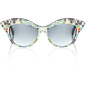 Wunderkind Mosaic Cat-Eye Sunglasses
