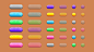 Cake Game UI pack