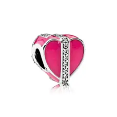 PANDORA潘多拉 洋红色爱的惊喜925银串饰792047CZ 792047CZ