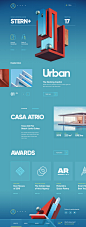 Design web site portfolio architecture case typography