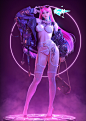 Sexy Lady by HeXi | Fan Art | 3D | CGSociety