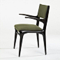 Carlo di Carli and Gio Ponti, Armchair from the Parco dei Principi in Rome by Cassina, 1964.