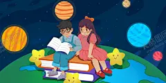 读书插画 【酷图网】母婴幼儿童玩,玩具早教育,幼教,童装幼儿园,托儿所学生,中小学校园,学习培训课程,程序app,网课老师教师,红旗帜飘扬,爱国主义星空,夜晚读书本,教材知识科普,竞赛比赛,图书馆魔法,童话故事飞船,宇宙卫星男孩,女孩自然课堂,少年展板海报,红橙黄青蓝,紫卡通动漫画,插图插画手绘,涂鸦墙绘历史,文化科学,